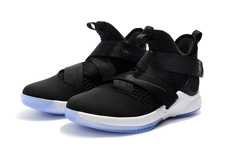 lebron soldier 12 black patent leather