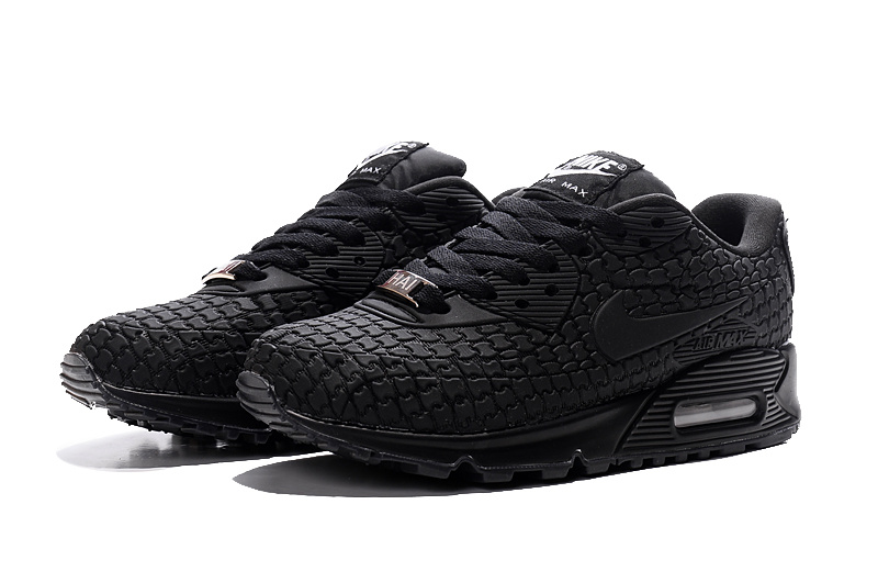 2016 Women's New Nike Air Max 90 City All Black Shoes 2016 Women's New Nike Air Max 90 City All Black Shoes