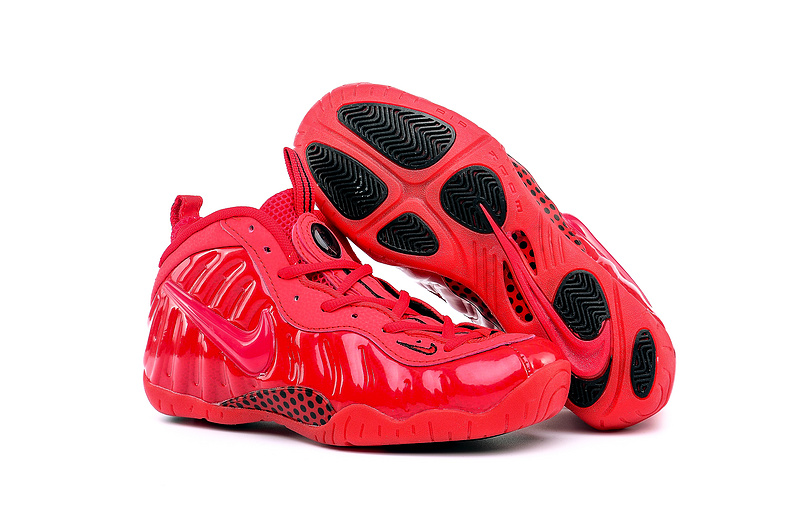 Women Nike Air Foamposite One All Red Shoes