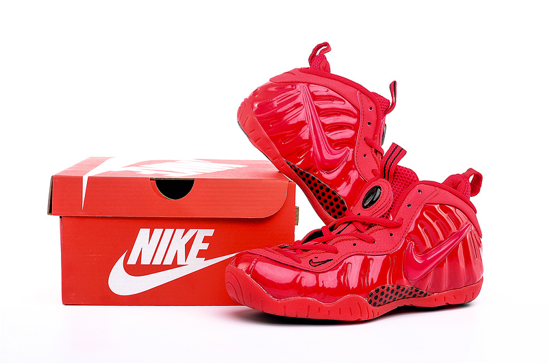 Women Nike Air Foamposite One All Red Shoes