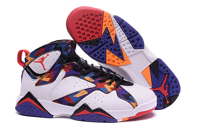 Women Nike Air Jordan 7 Retro Bg Gs Nothing But Net Shoes