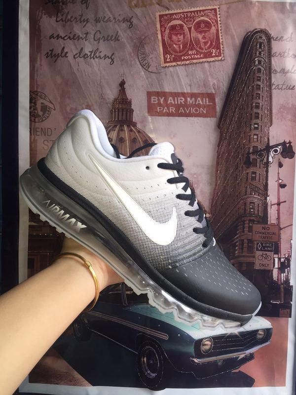 Women Nike Air Max 2017 White Black Shoes