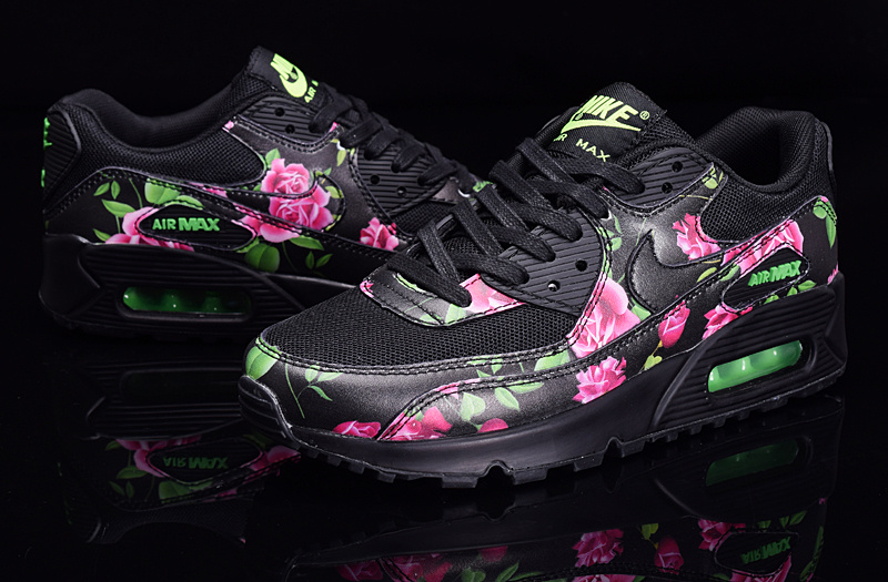 2016 Women's Nike Air Max 90 Follower Print Black 2016 Women's Nike Air Max 90 Follower Print Black