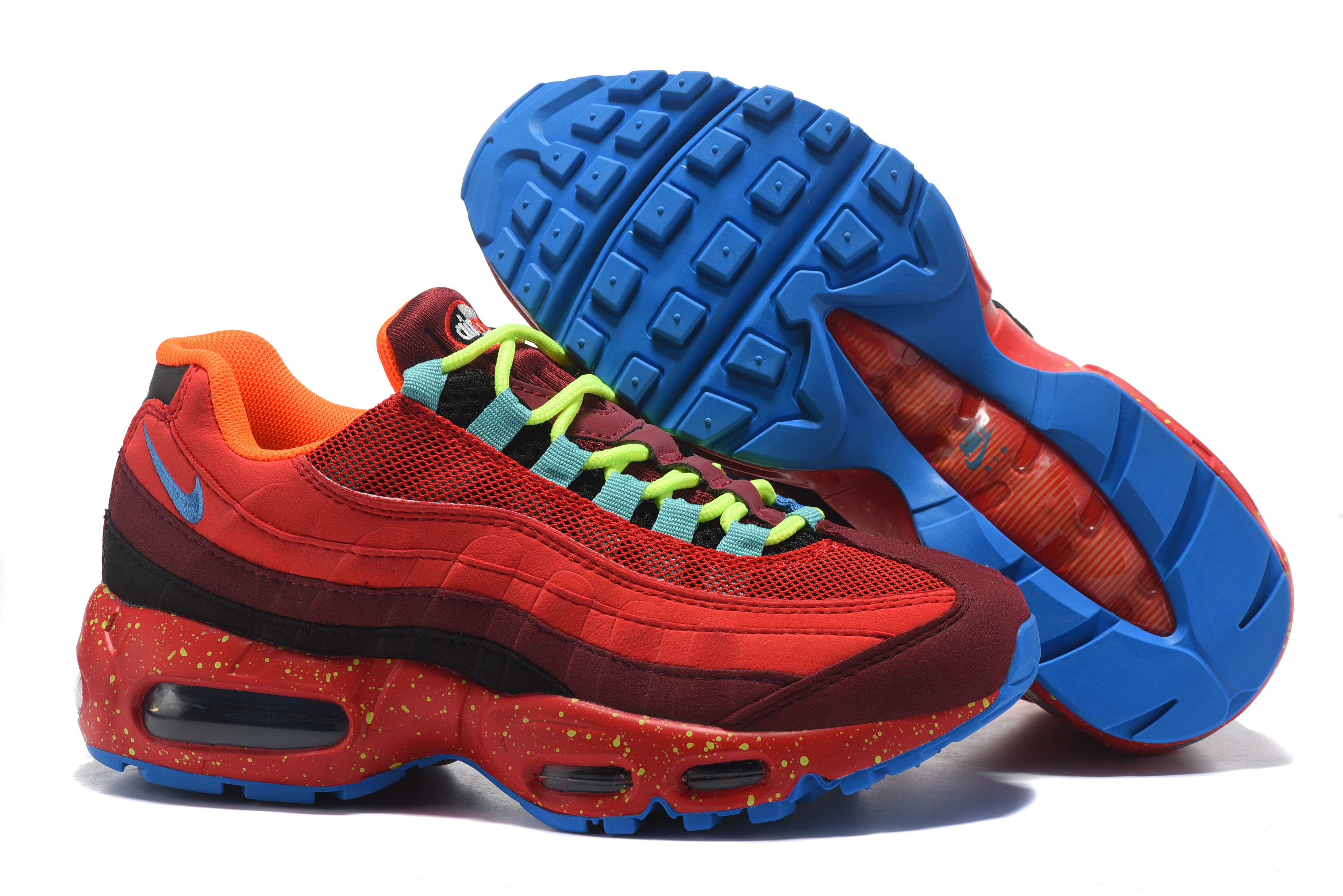 Women Nike Air Max 95 Red Blue Shoes