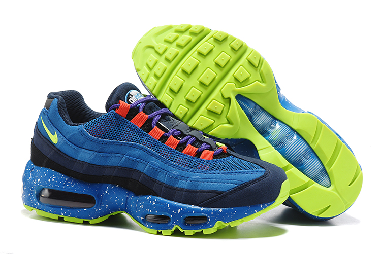 Women Nike Air Max 95 Royal Blue Orange Shoes