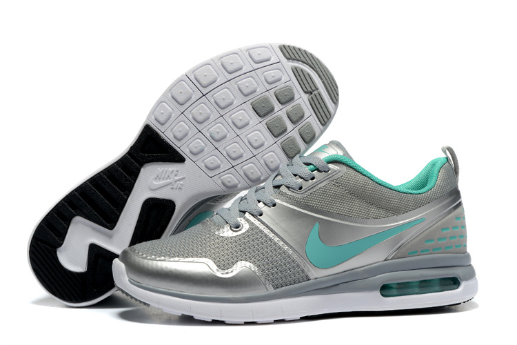 2016 Women's Nike Air SB Grey Green Running Shoes