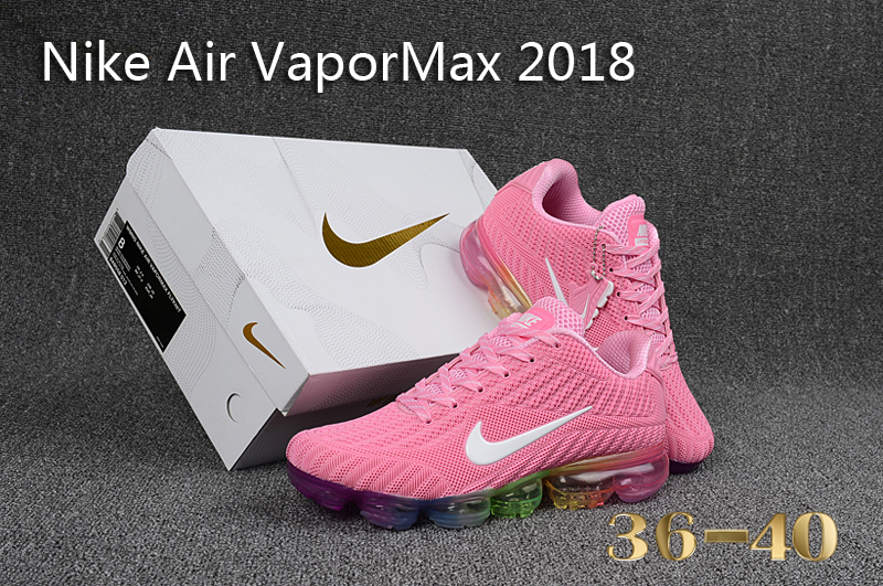 Women 2017 Nike Air VaporMax 2018 Pink