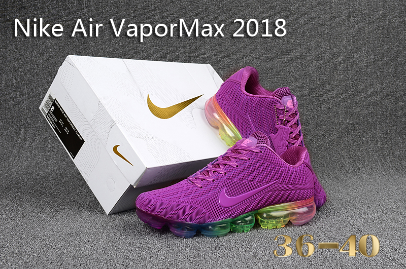 Women 2017 Nike Air VaporMax 2018 Purple
