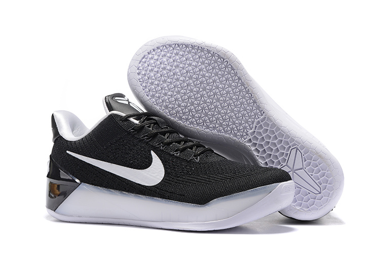 Women Nike Kobe A.D Flyknit Black White Shoes