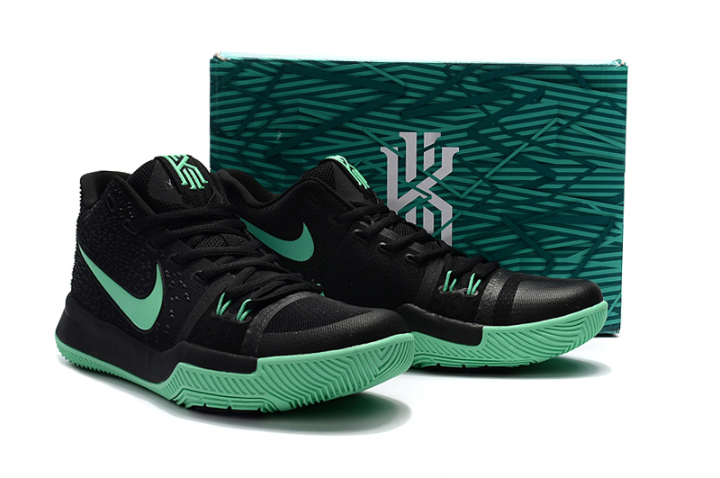 nike shoes black green