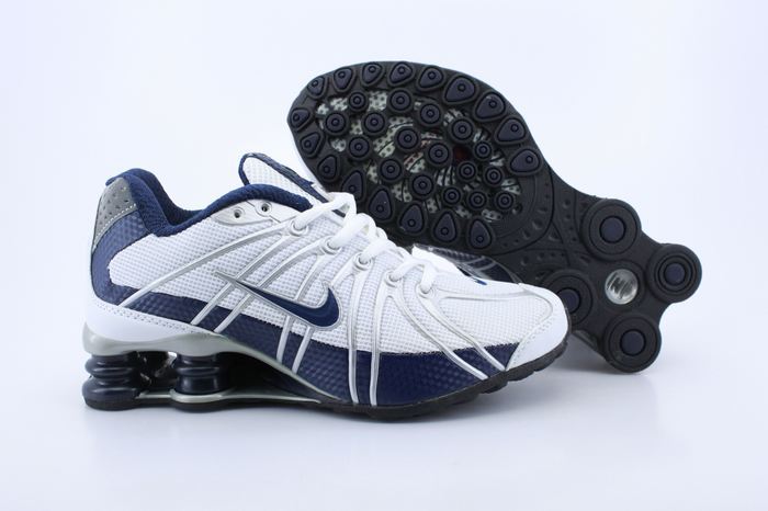 Women Nike Shox OZ White Deep Blue Shoes