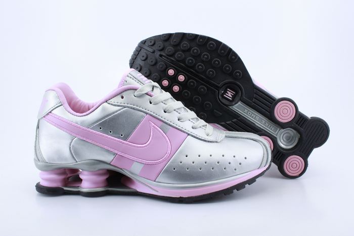 Women Nike Shox R4CL Silver Pink Shoes