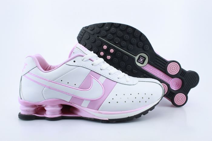 Women Nike Shox R4CL White Pink Shoes