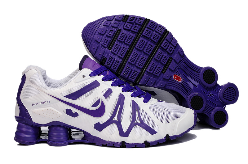 womens purple nike shox