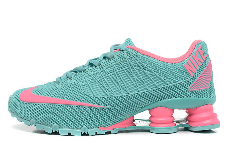 Women Nike Shox Turbo 21 Green Pink Shoes