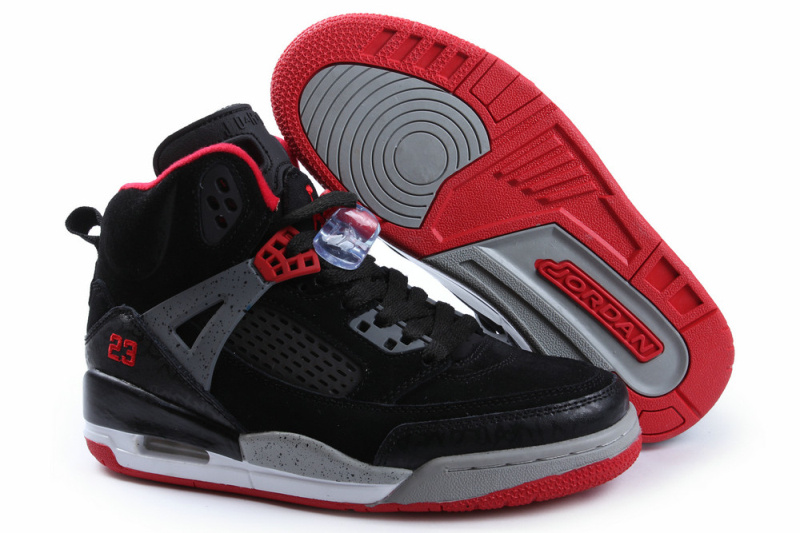 Nike Jordan Spizike Shoes For Women Black Grey Red