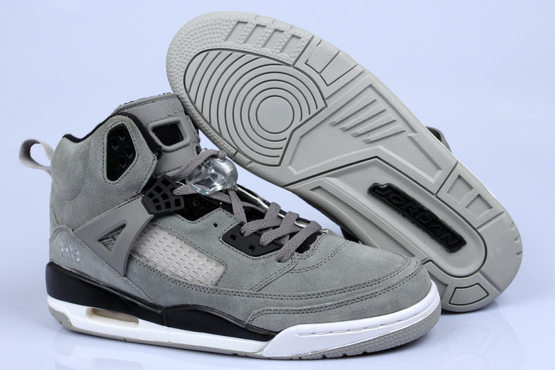 Nike Jordan Spizike Shoes For Women Grey Black White