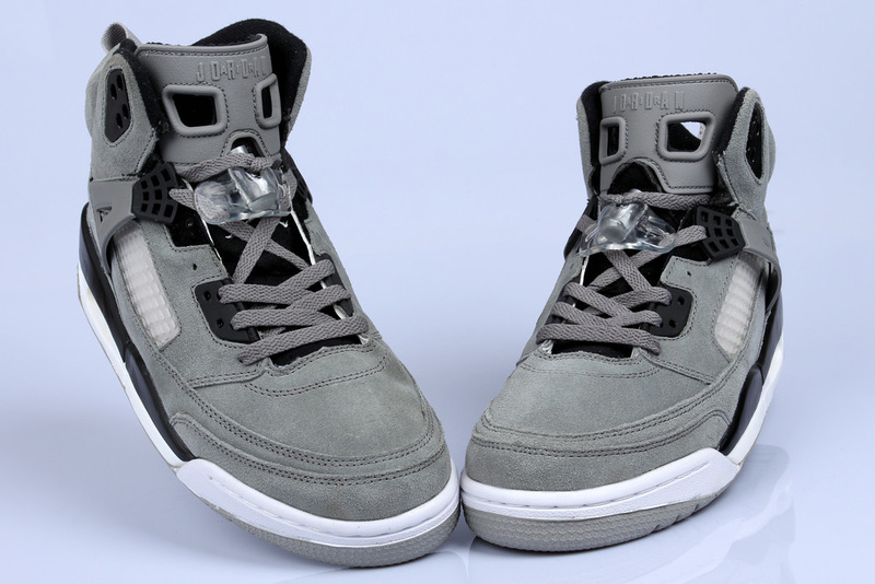 Nike Jordan Spizike Shoes For Women Grey Black White