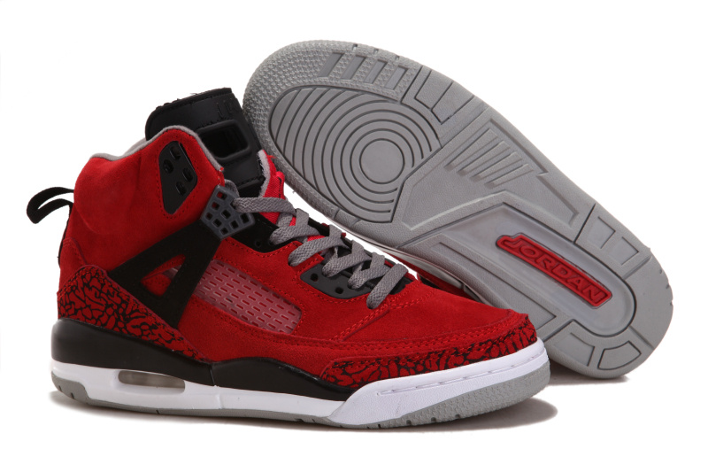 Nike Jordan Spizike Shoes For Women Red Black White