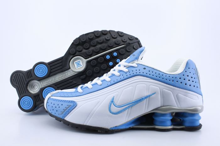 baby blue nike shox