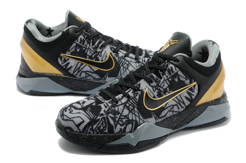 kobe 7 black and gold